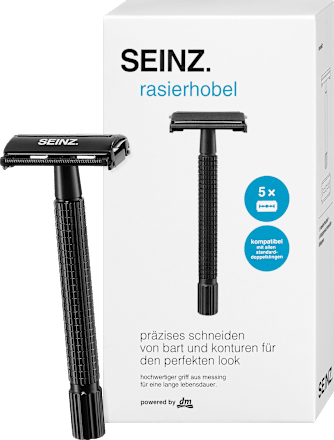 Rasierhobel Butterfly, black SEINZ.