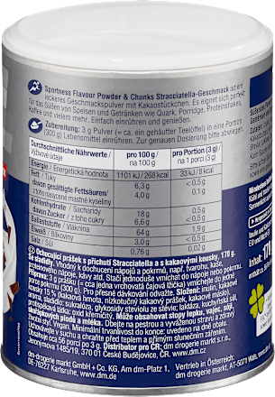 Flavour Powder & Chunks Stracciatella Sportness