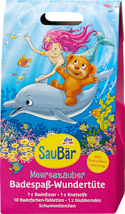 Kinder Badezusatz Wundertüte Meereszauber SauBär