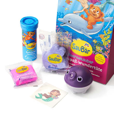 Kinder Badezusatz Wundertüte Meereszauber SauBär