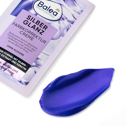 Crema correzione antigiallo per capelli grigi e tinti di biondo Balea PROFESSIONAL