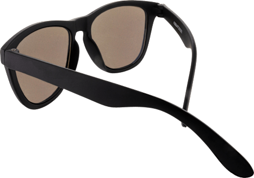 Sonnenbrille Kids schwarz mit blauen Scheiben SUNDANCE