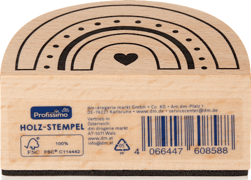 Profissimo Holzstempel Regenbogen Profissimo