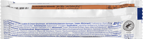 Proteinriegel 33%, Cookies & Cream Geschmack Sportness