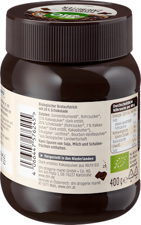 Schokocreme Zartbitter dmBio