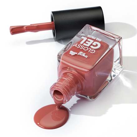 Körömlakk, Glossy Gel - Nr. 240 Red Brown trend !t up