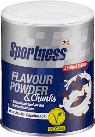 Flavour Powder & Chunks, Stracciatella Geschmack Sportness