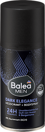 DARK ELEGANCE dezodorans + sprej za telo Balea MEN