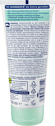 Sonnencreme sensitiv, LSF 50 SUNDANCE