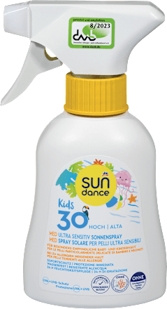 MED Sensitive Kids sprej za zaščito pred soncem, ZF 30 sundance