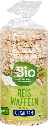 Gallette di riso salate e con sesamo BIO dmBio