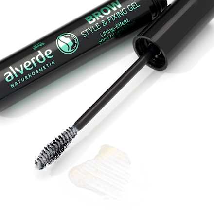 Augenbrauengel Style & Fixing transparent alverde NATURKOSMETIK