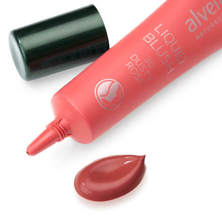 Tekoče rdečilo za lica, 30 Dusty Rose alverde NATURKOSMETIK