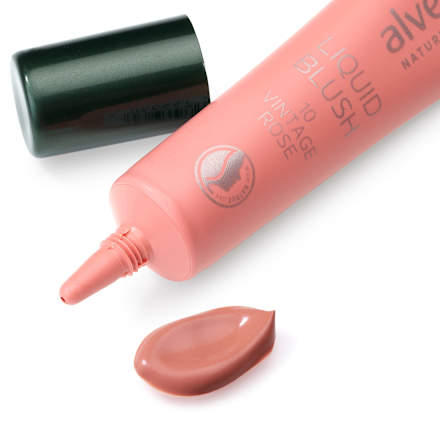 Tekoče rdečilo za lica, 30 Dusty Rose alverde NATURKOSMETIK