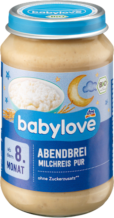 Bio večerná mliečna ryžová kaša babylove