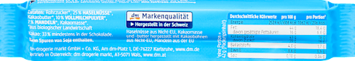 Schokoriegel Choc 'n' Nuts Milch-Mandel-Nuss dmBio