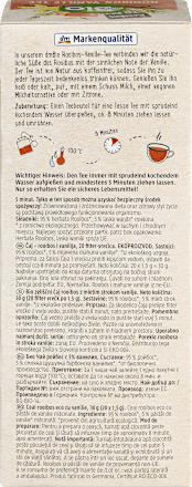 Bio zeliščni čaj rooibos z vaniljo (20 × 1,5 g) dmBio