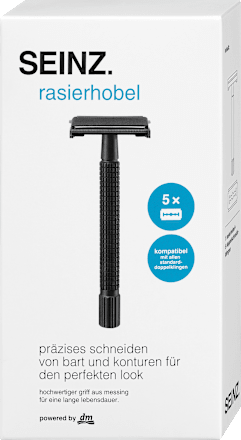 Rasierhobel Butterfly, black SEINZ.