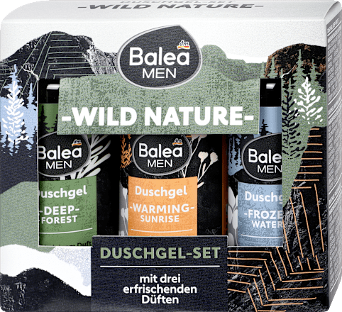 Wild Nature poklon set gelova za tuširanje Balea MEN
