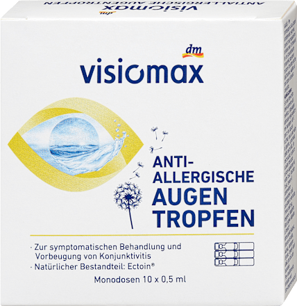 Anti-Allergische Augentropfen 10 Ampullen à 0,5 ml VISIOMAX