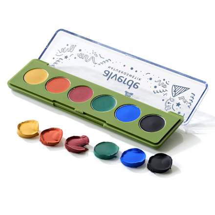 Paleta barv za obraz in telo Natürlich Bunt, 10 Kunterbunt alverde NATURKOSMETIK