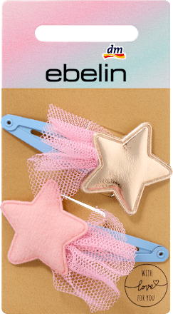 Haarclips Sterne ebelin