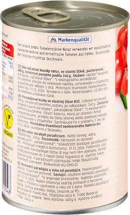 Pomodori BIO in pezzi dmBio