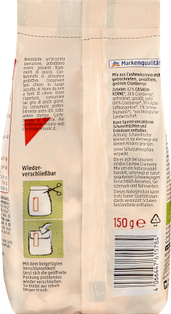 Mieszanka orzechy nerkowca & suszona żurawina dmBio