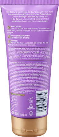 Olajos hajbalzsam Mystic Oil, száraz hajra Balea PROFESSIONAL