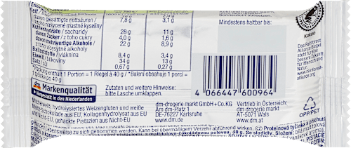 Proteinriegel 34%, Pistachio Caramel Geschmack  Sportness