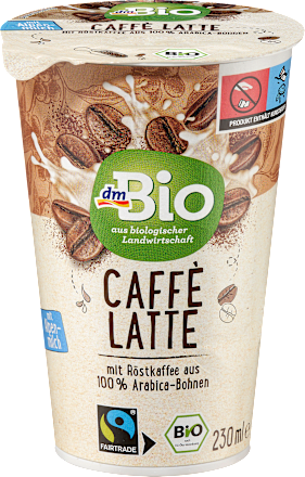 Trinkfertiger Kaffee Caffè Latte dmBio