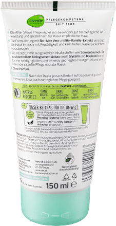 Ošetrujúci balzam po holení s bio Aloe vera alverde NATURKOSMETIK
