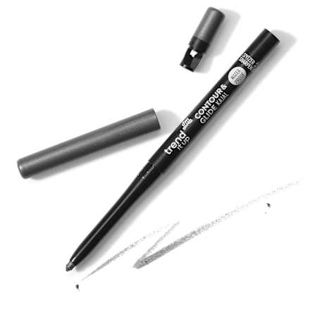 Водоустойчив каял Contour & Glide - № 040 блестящо сиво trend !t up