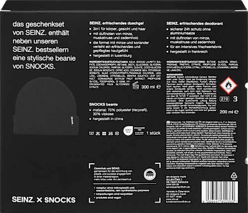 Poklon paket za muškarce X Snocks SEINZ.