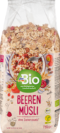 Muesli biologico con frutti di bosco dmBio