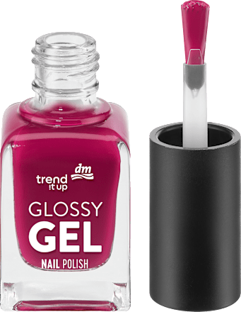 Лак за нокти Glossy Gel, 220 Dark Plum Red trend !t up