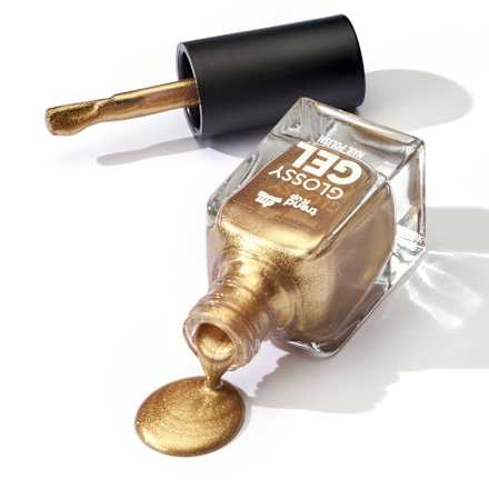 Lak za nohte Glossy Gel, 250 Gold trend !t up