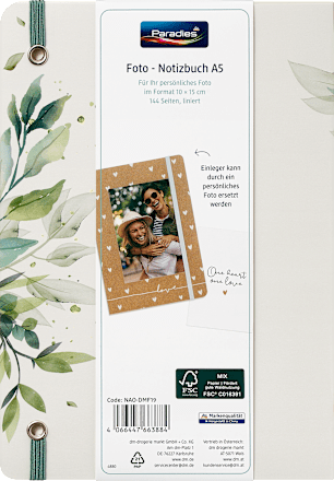 Foto Notizbuch Best Version Paradies