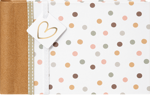 Fotoalbum Petite 10x15 cm, Punkte Paradies