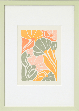 Bilderrahmen Flat Finish 20x30 cm, grau/grün Paradies