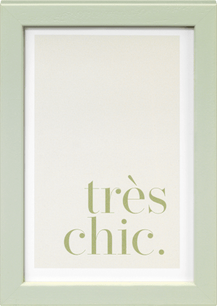 Bilderrahmen Flat Finish 10x15cm, grau/grün Paradies