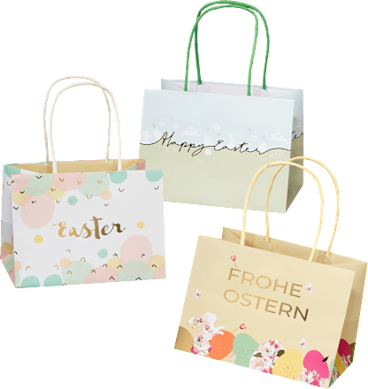 Geschenktasche veredelt Größe Mini mit Papierkordel Profissimo