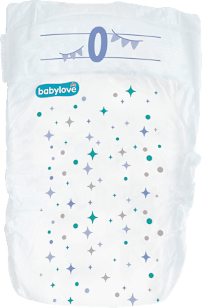 Pieluszki Premium dla noworodka, rozmiar 0, XS, do 3 kg babylove