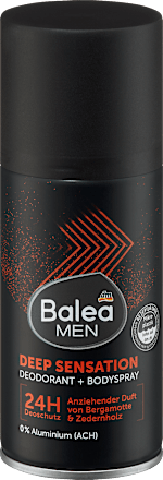 Dezodorant in sprej za telo DEEP SENSATION Balea MEN