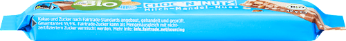 Schokoriegel Choc 'n' Nuts Milch-Mandel-Nuss dmBio