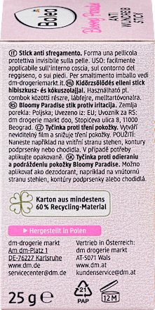 Anti-Wundreib Stick Bloomy Paradise Balea