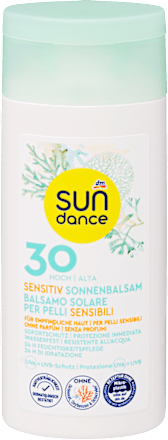 Sensitiv balzam za zaščito pred soncem, ZF 30 (visoka zaščita), potovalna velikost sundance