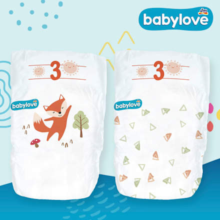 Windeln Premium Gr. 3 Midi (4-9 kg) Jumbopack babylove