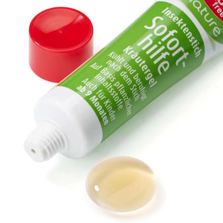 Bylinný gél okamžitá pomoc po uštipnutí hmyzom Nature S-QUiTO free