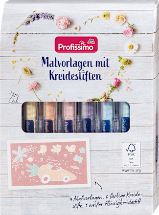 Malvorlagen mit Kreidestiften Profissimo